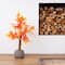3ft. Deluxe Potted Artificial Autumn Maple Tree